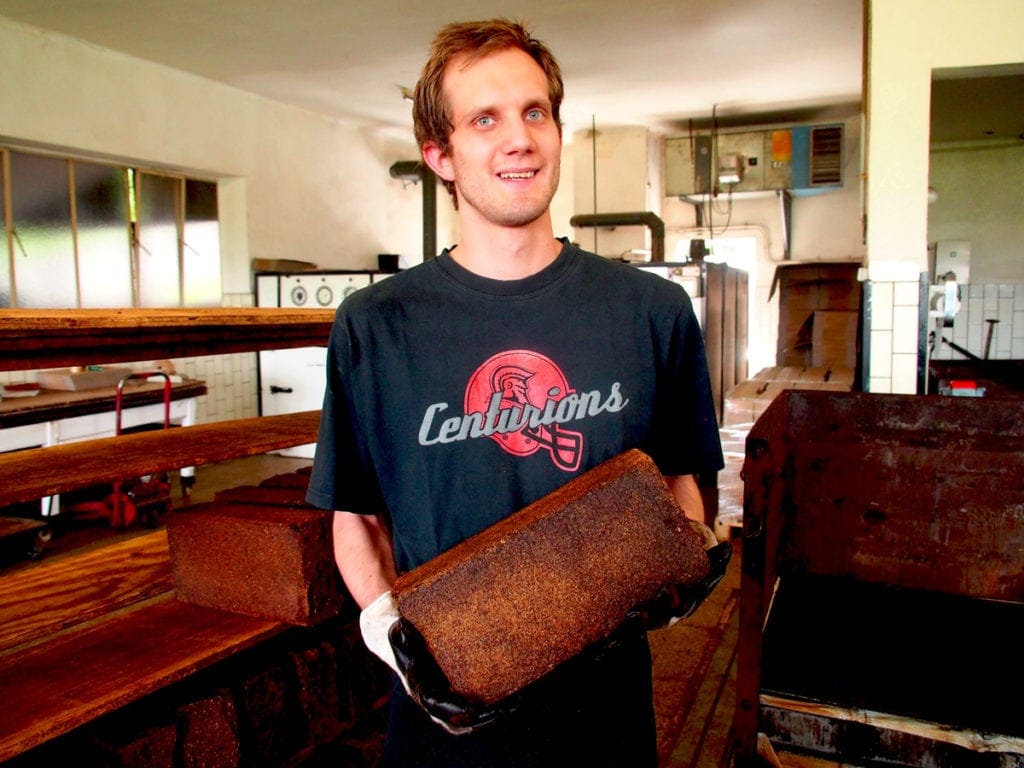 In der Bäckerei der Mühle Enking im Emsland
