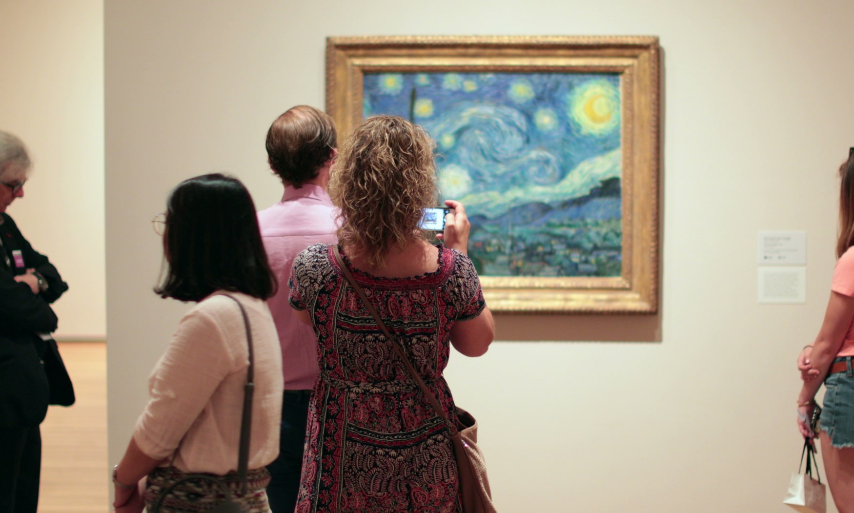 Sternennacht von Vincent van Gogh im MOMA, Kunst