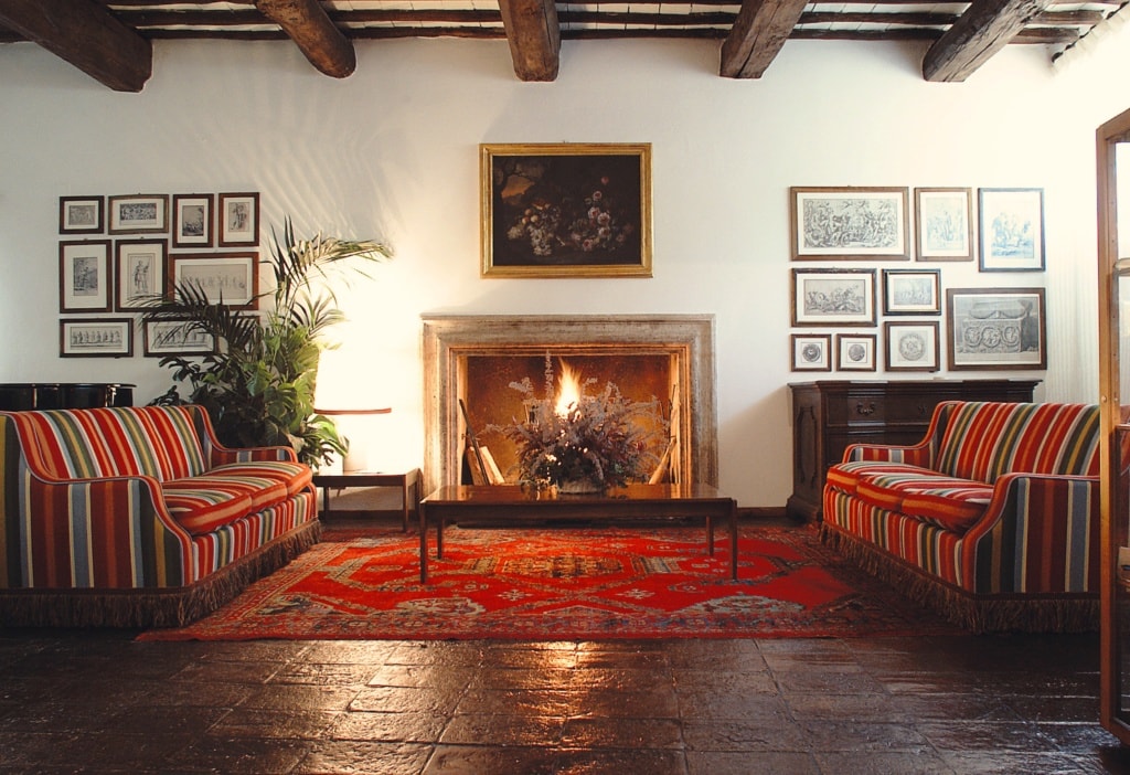 Hotels in Umbrien: Lobbybereich im Le Tre Vaselle