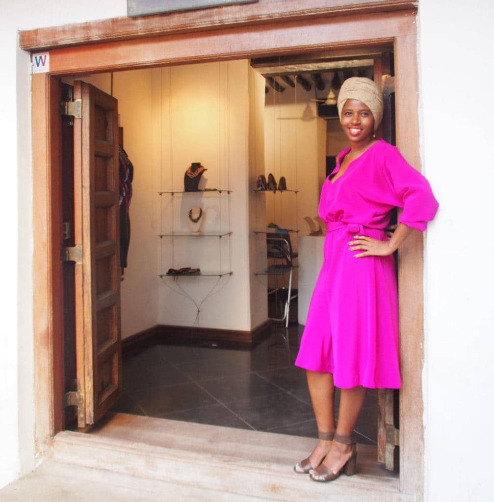 Boutique von Designerin Doreen Mashika in Stone Town: Shop by the locals, Sansibar