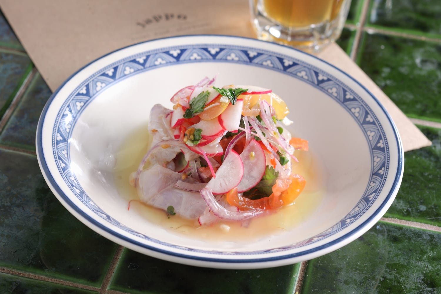 Eine Portion Ceviche