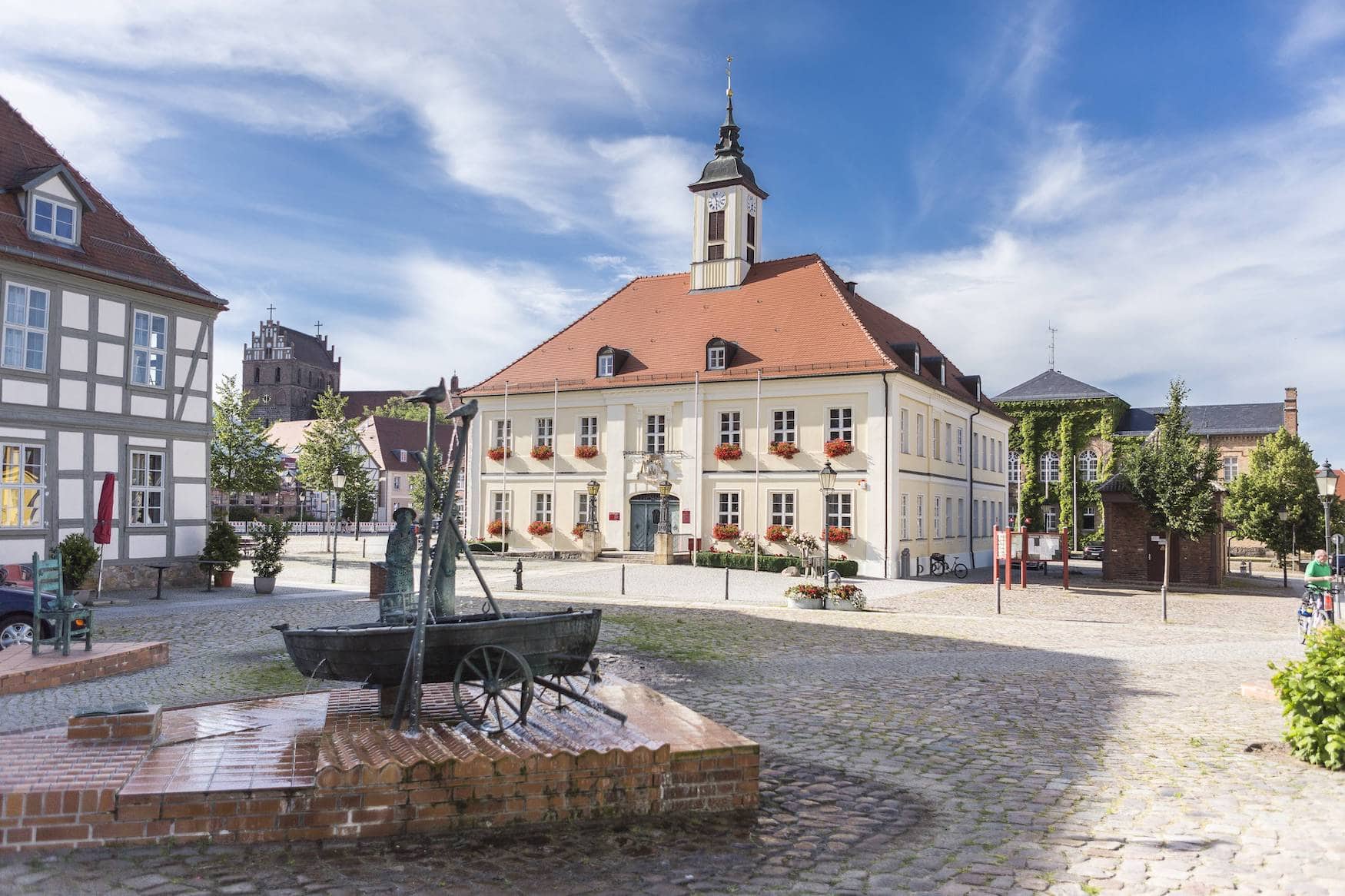 Rathaus in Angermünde in der Uckermark