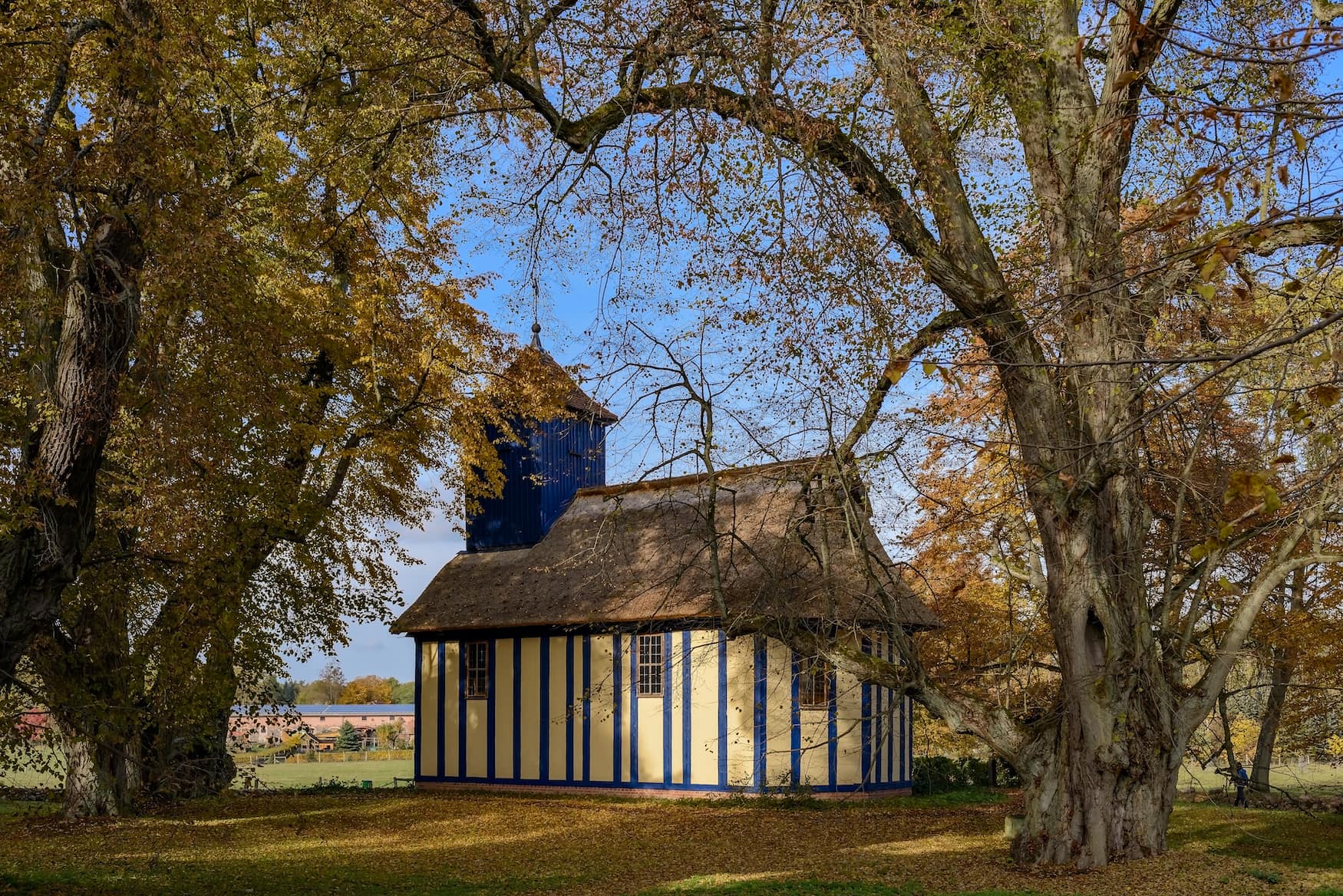 Historische Fachwerkkirche in Alt Placht