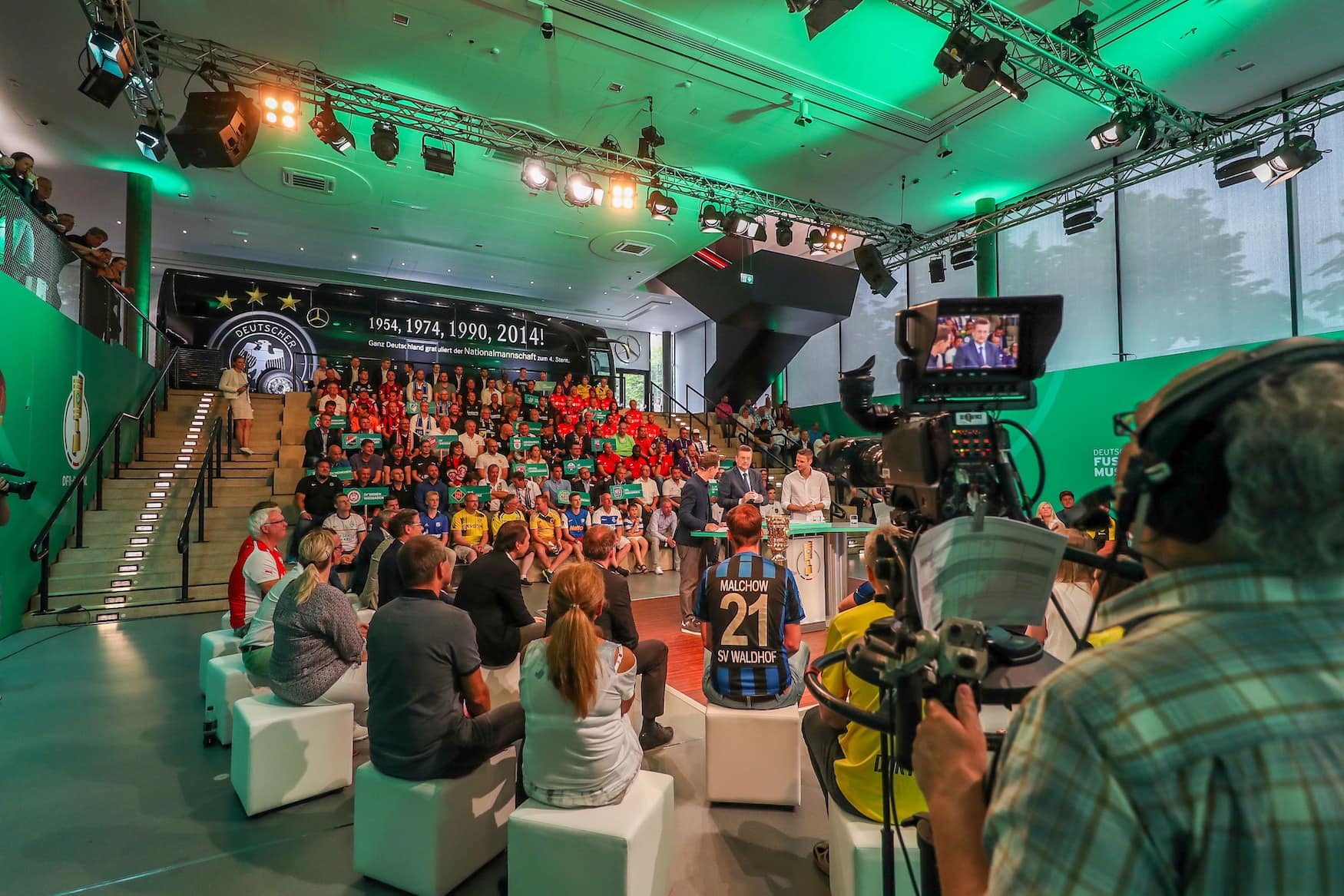 Auslosung des DFB-Pokals im Deutschen Fußballmuseum