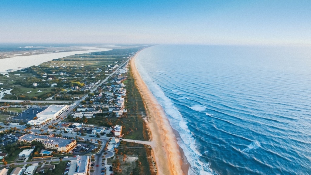 Strand von St. Augustine in Florida
