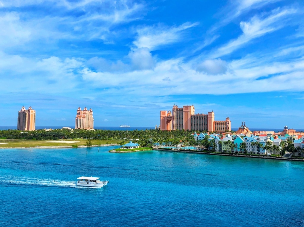 Das Atlantis Resort auf Paradise Island ist ein riesiger Vergnügungstempel.