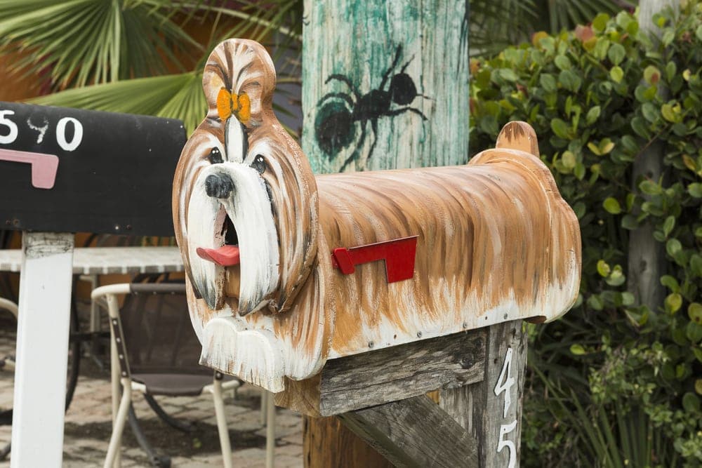 Verspielter Briefkasten auf Matlacha Island in Florida