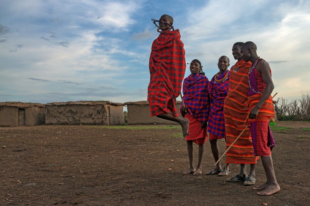 Menschen in Kenia