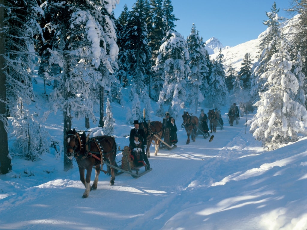 Schlitteda in der Schweiz
