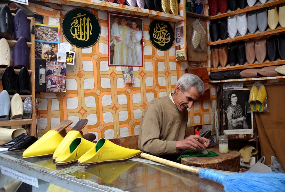 Babuschenmacher in Fes