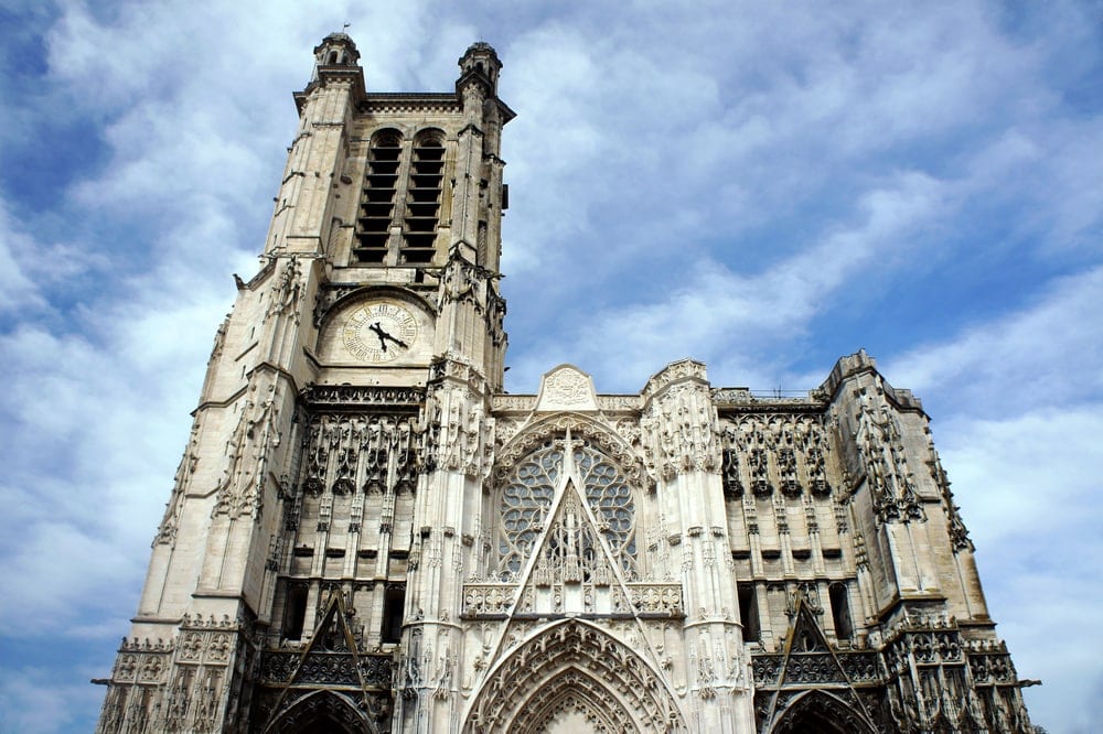 Kirche in Troyes in der Aube en Champagne.