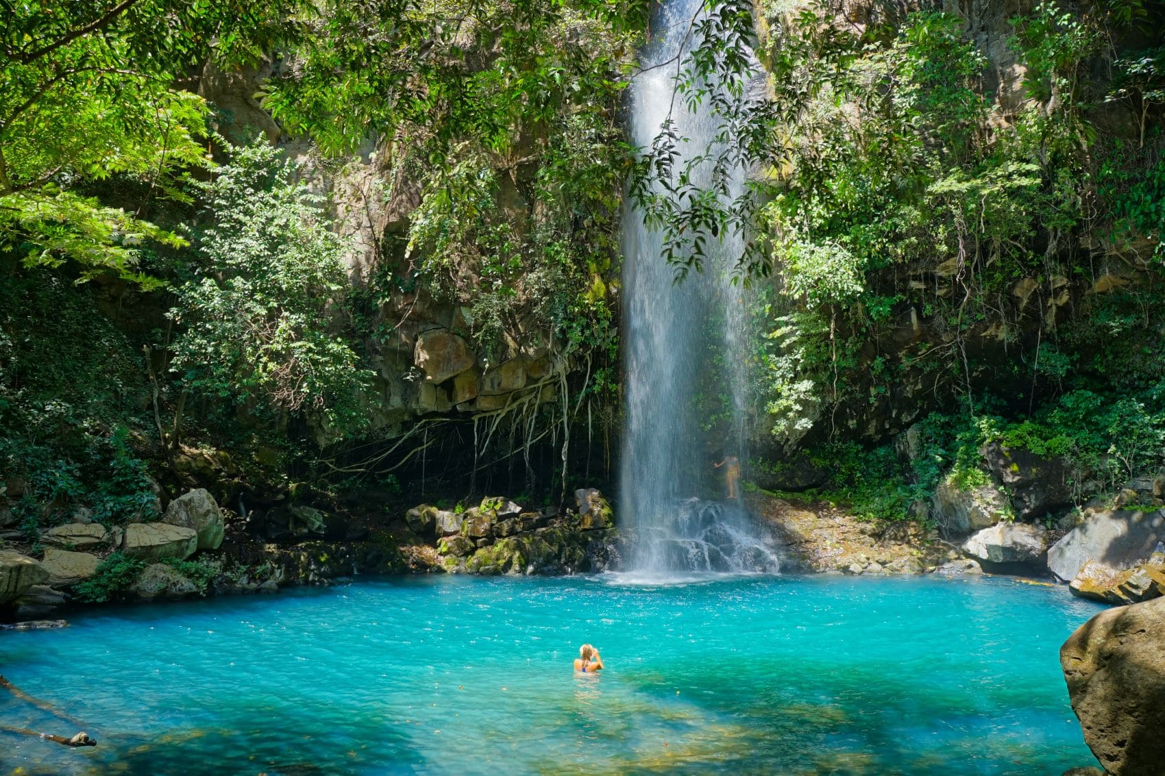Wasserfall im Unesco-Park Guanacaste in Costa Rica 