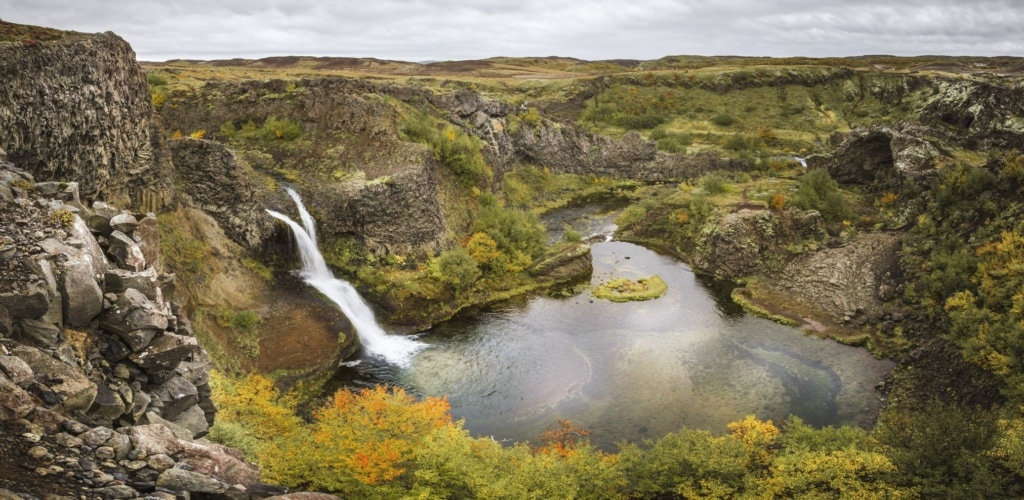 Gjain-Tal in Island