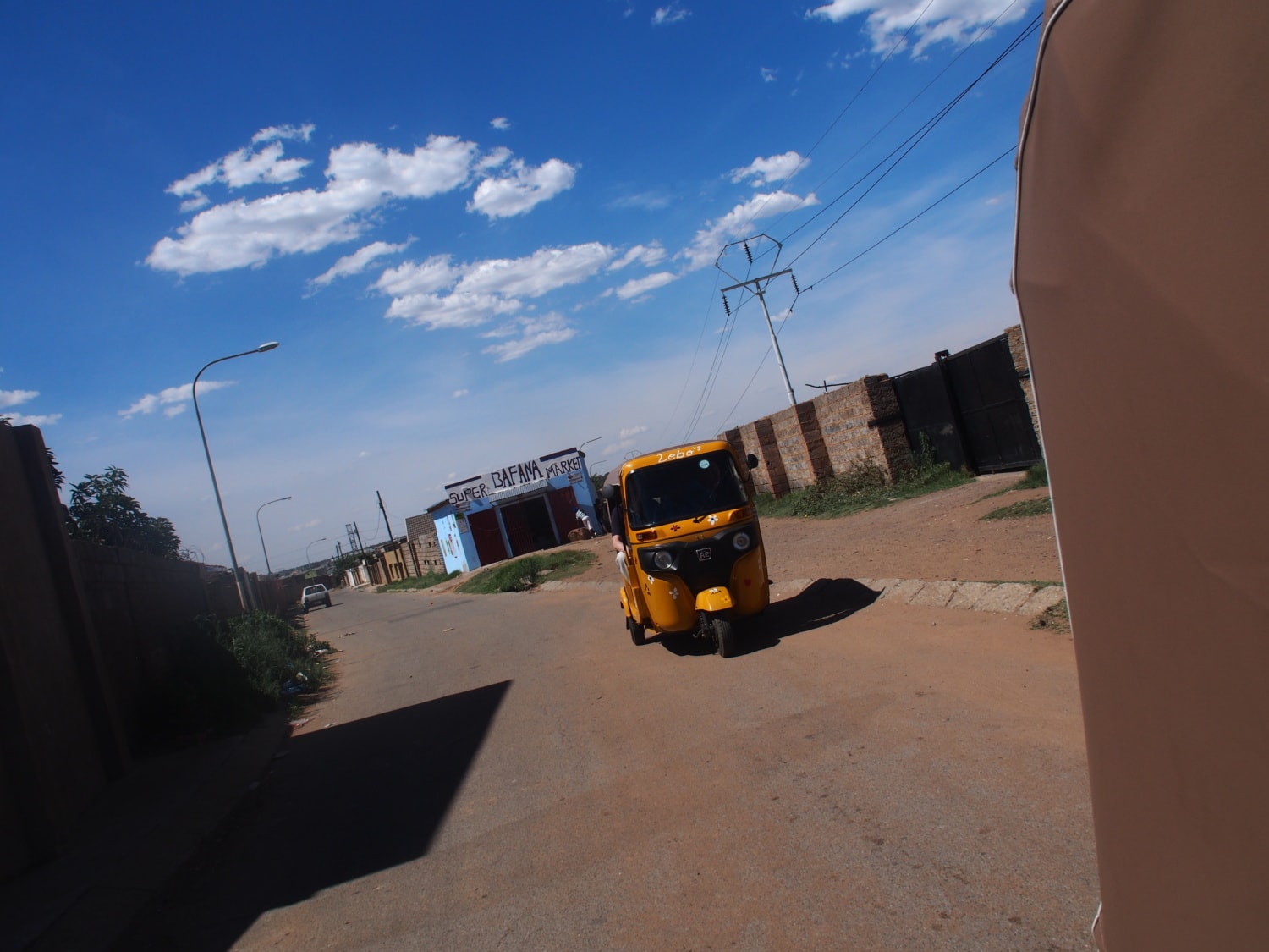 Tuk Tuk Tour durch die Townships von johannesburg Soweto