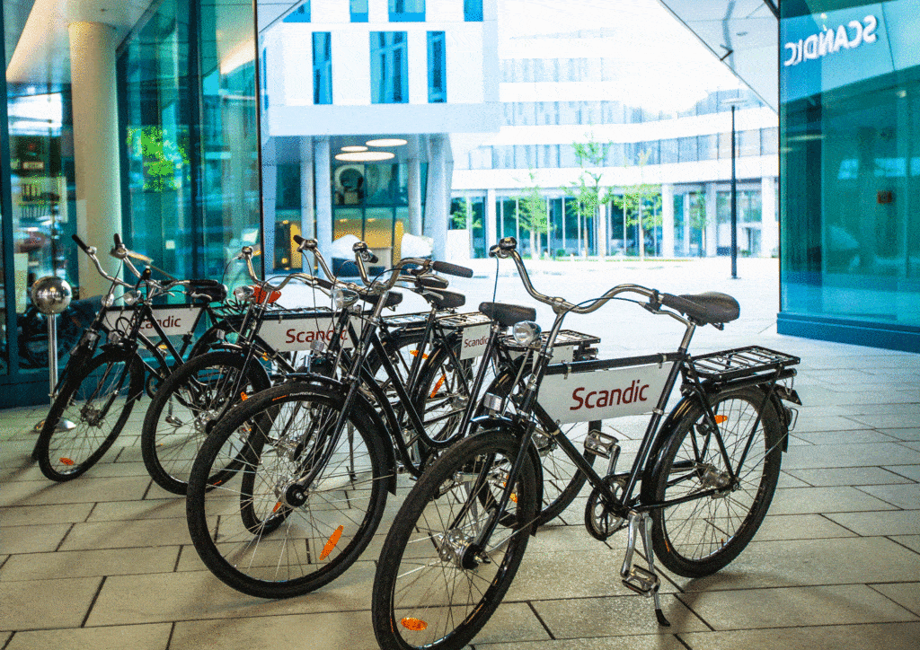 Mit dem fahrrad durch Hamburg cruisen