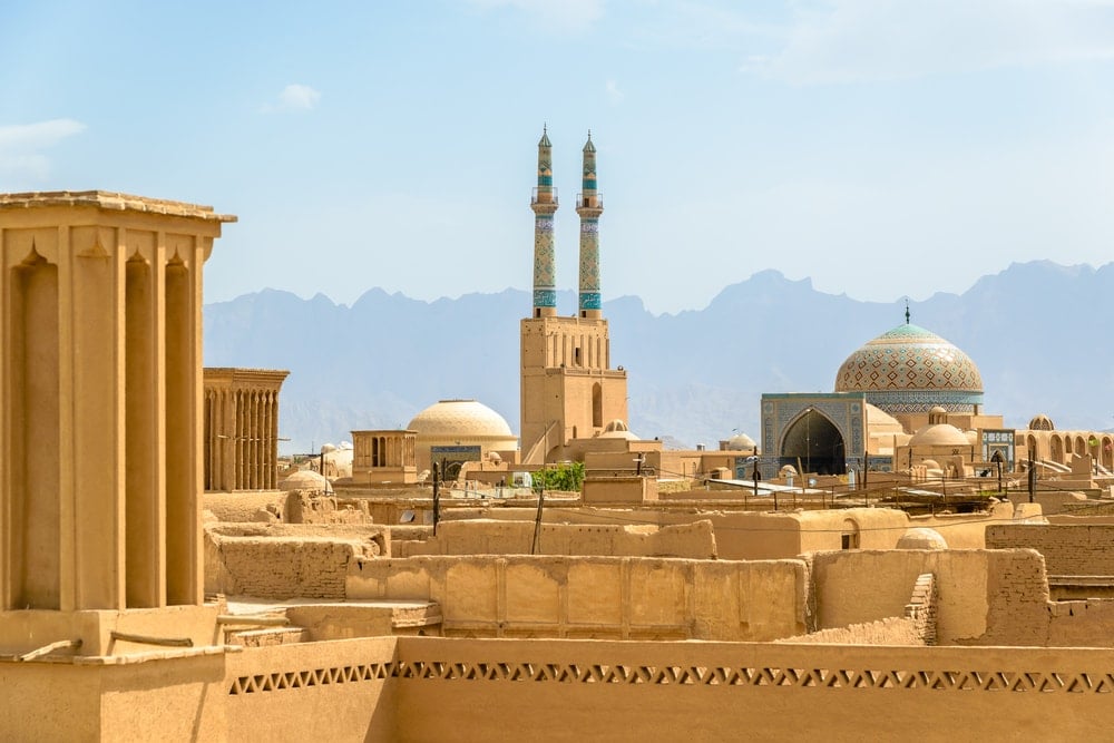 Altstadt von Yazd im Iran