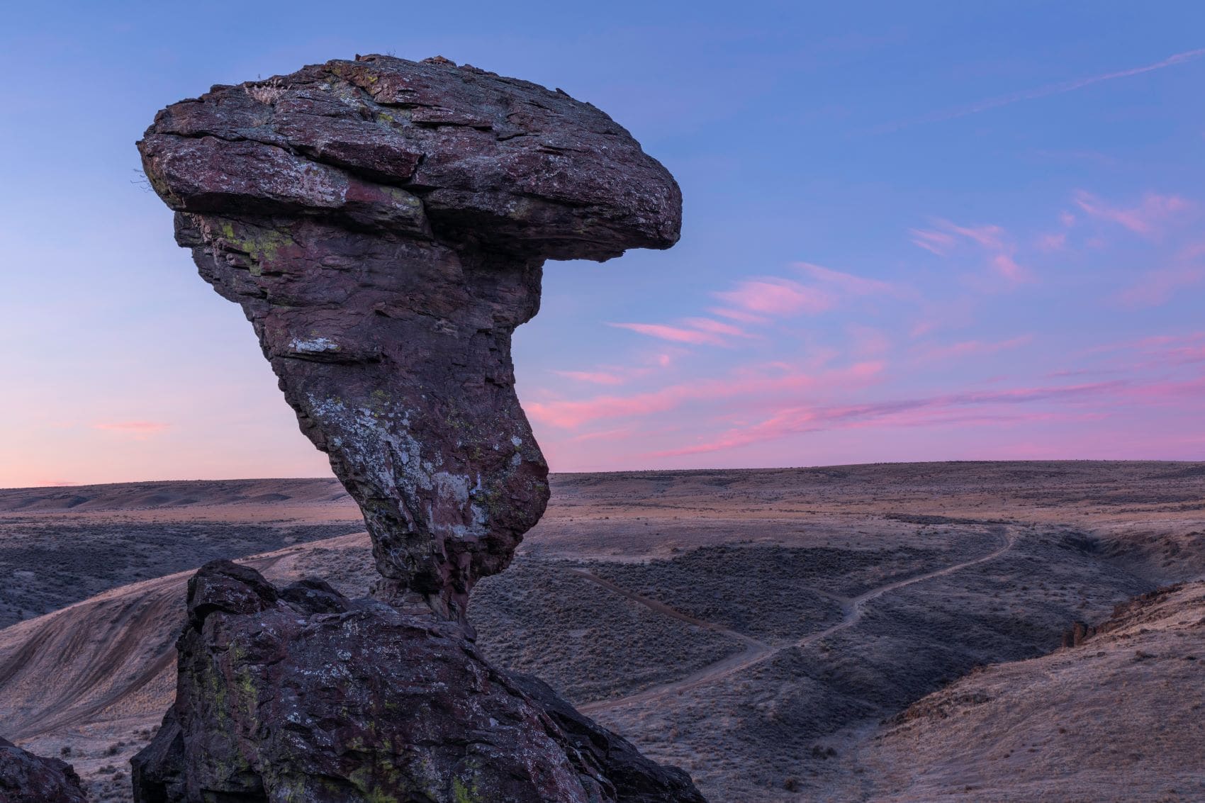 Gesteinsformation Balanced Rock in Idaho