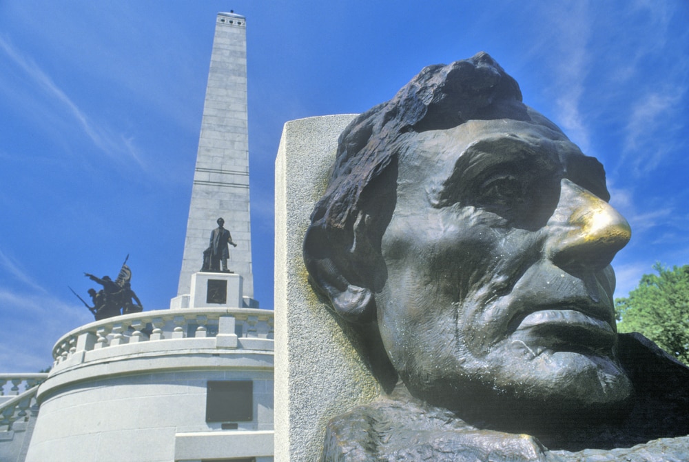 Lincoln-Statue in Springfield