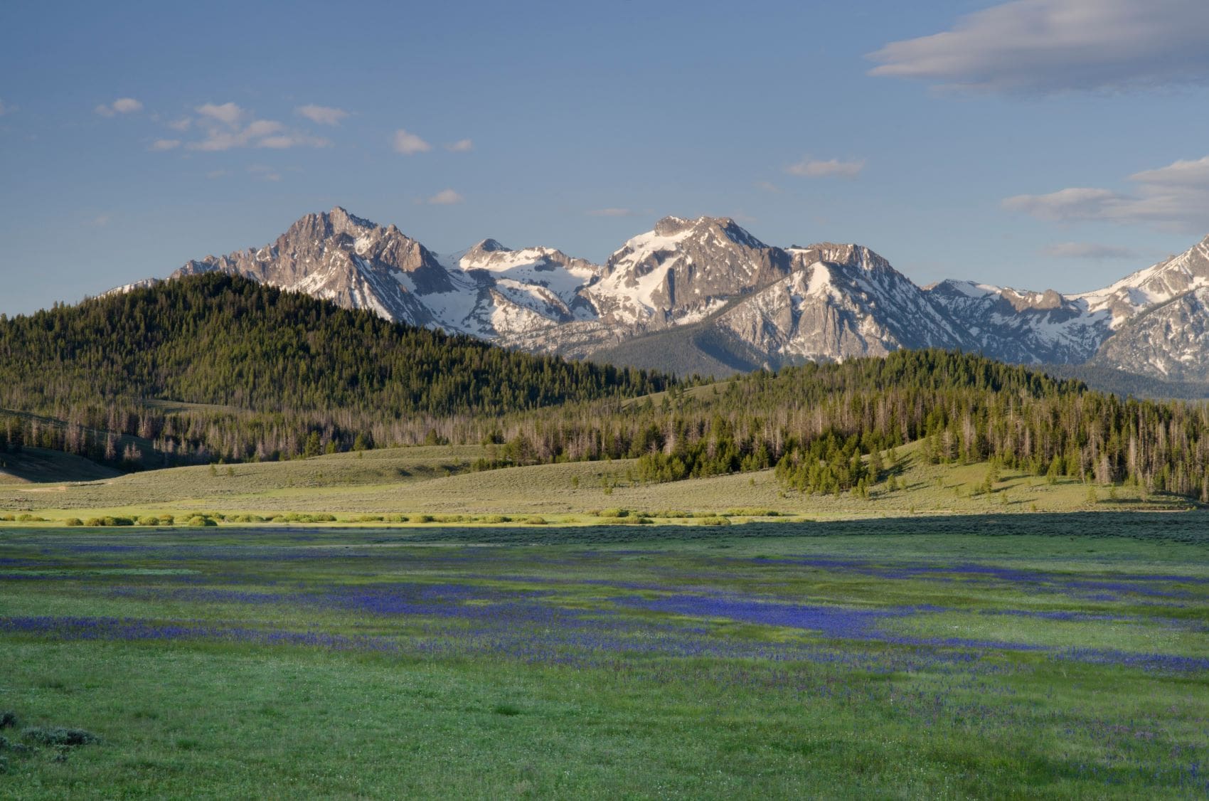 Sawtooth Mountains in Idaho