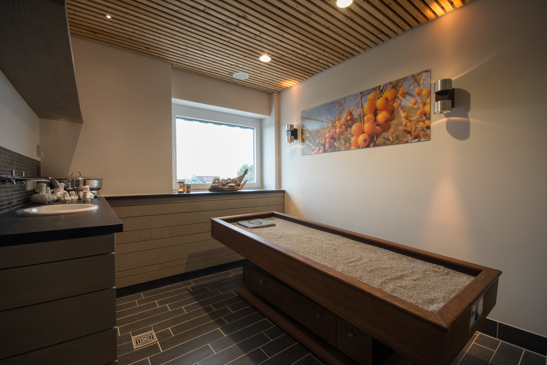 Therapieliege in Wellnesszentrum auf Spiekeroog