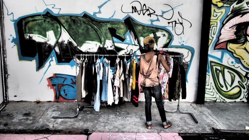 Street Fashion wird in Johannesburg wörtlich genommen.