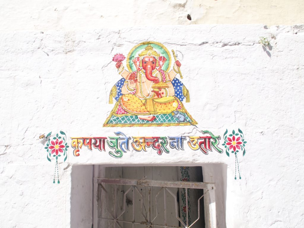 Der Gott Ganesha räumt Hindernisse aus dem Weg