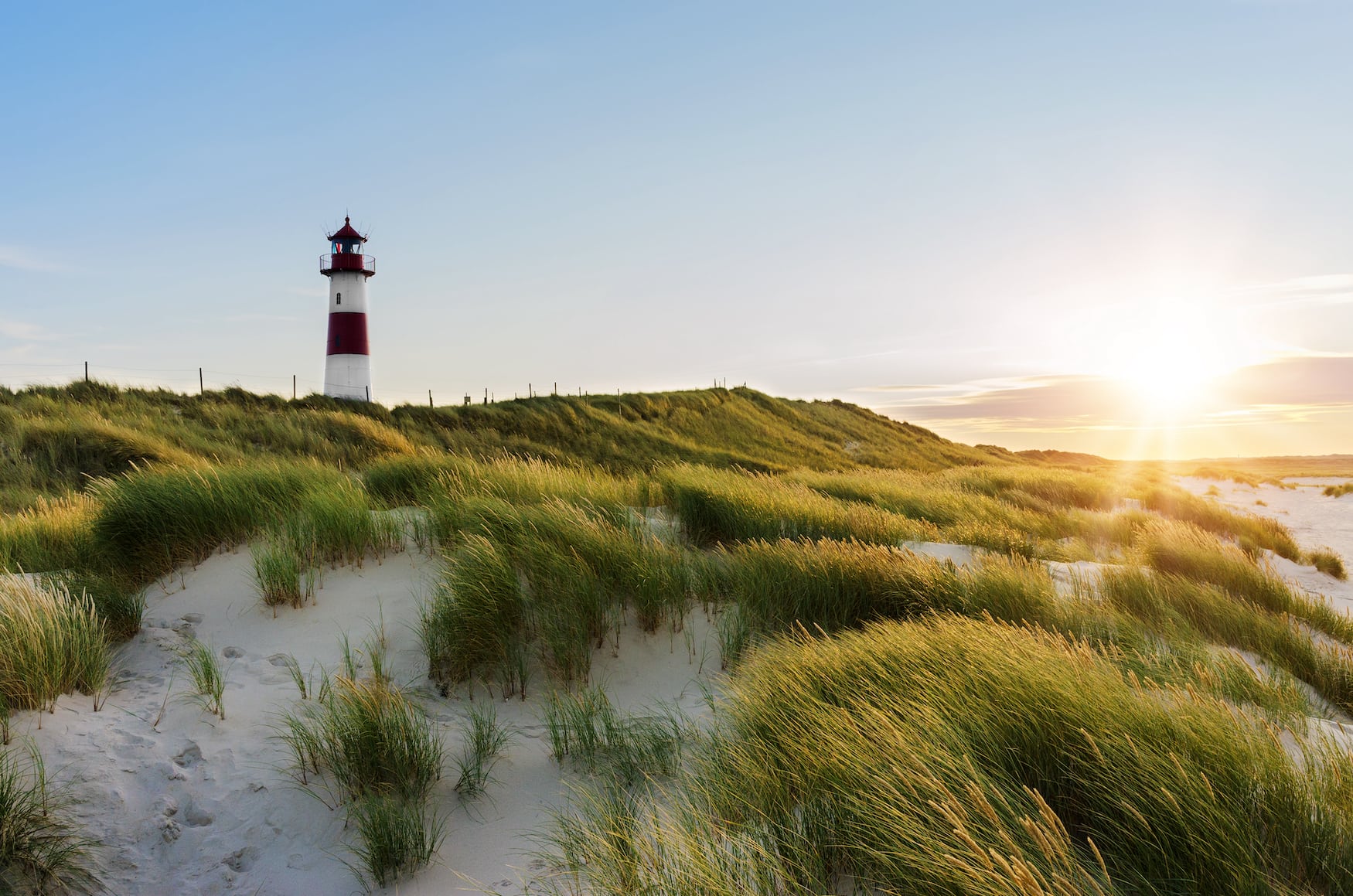 Leuchtturm auf Sylt am Ellenbogen in List