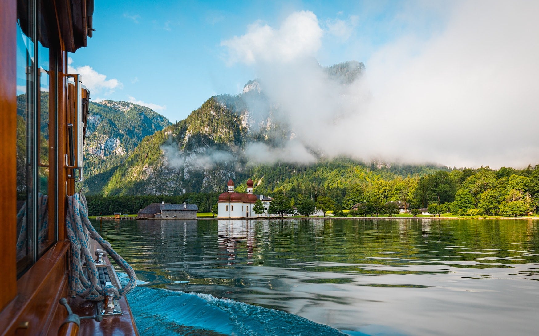 St. Bartholomä Kirche am Königsee in Bayern