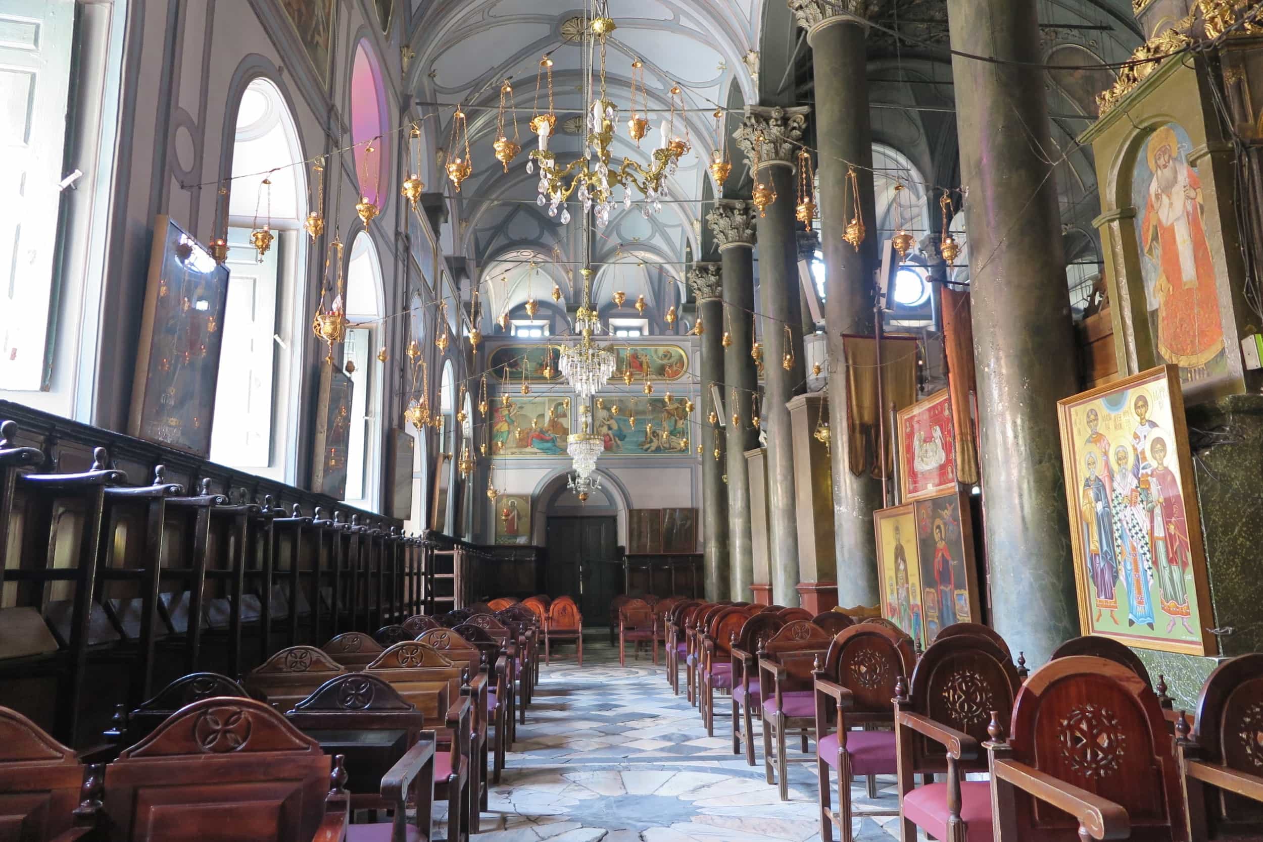 Kirche im Dorf Agiassos auf Lesbos