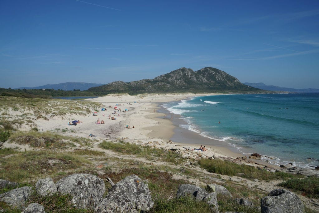 Strand in Galicien