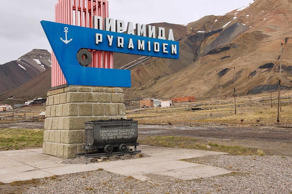 Pyramiden auf Spitzbergen