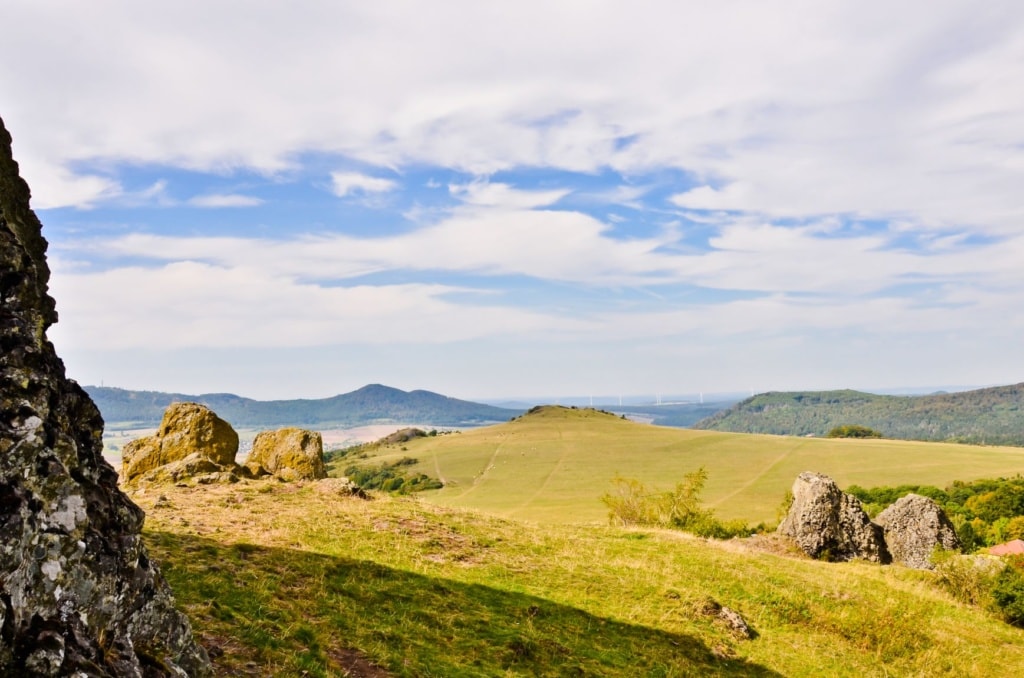Aussicht vom Dörnberg in Hessen