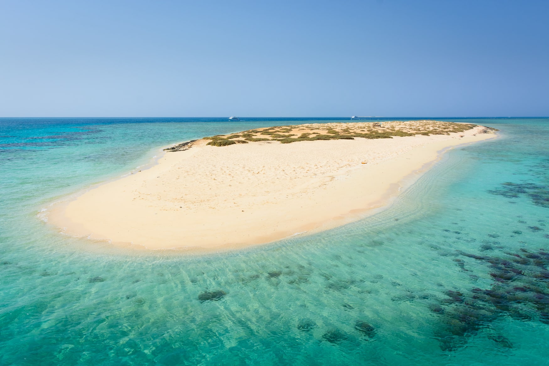 Eine der Hamata-Inseln in Ägypten
