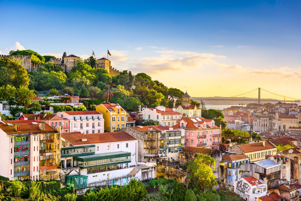 Blick auf Lissabon