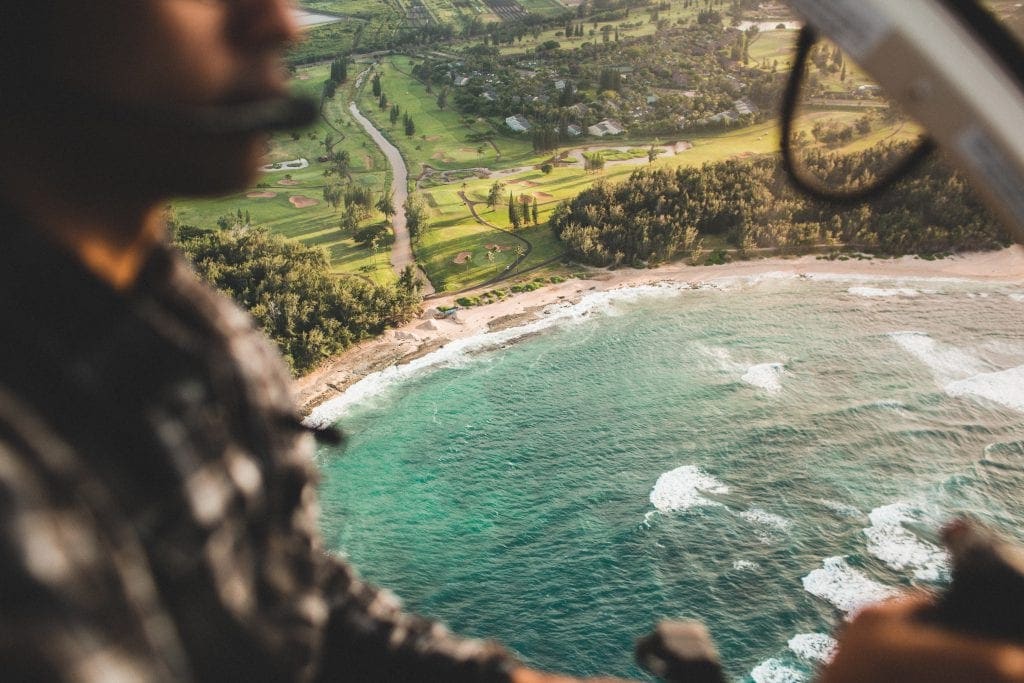 Ausblick auf Oahu eine Insel von Hawaii