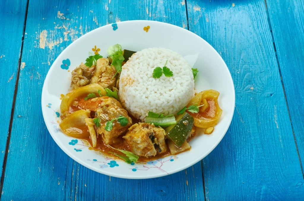 Weihnachtsessen weltweit: Fisch-Curry-Gericht auf den Seychellen