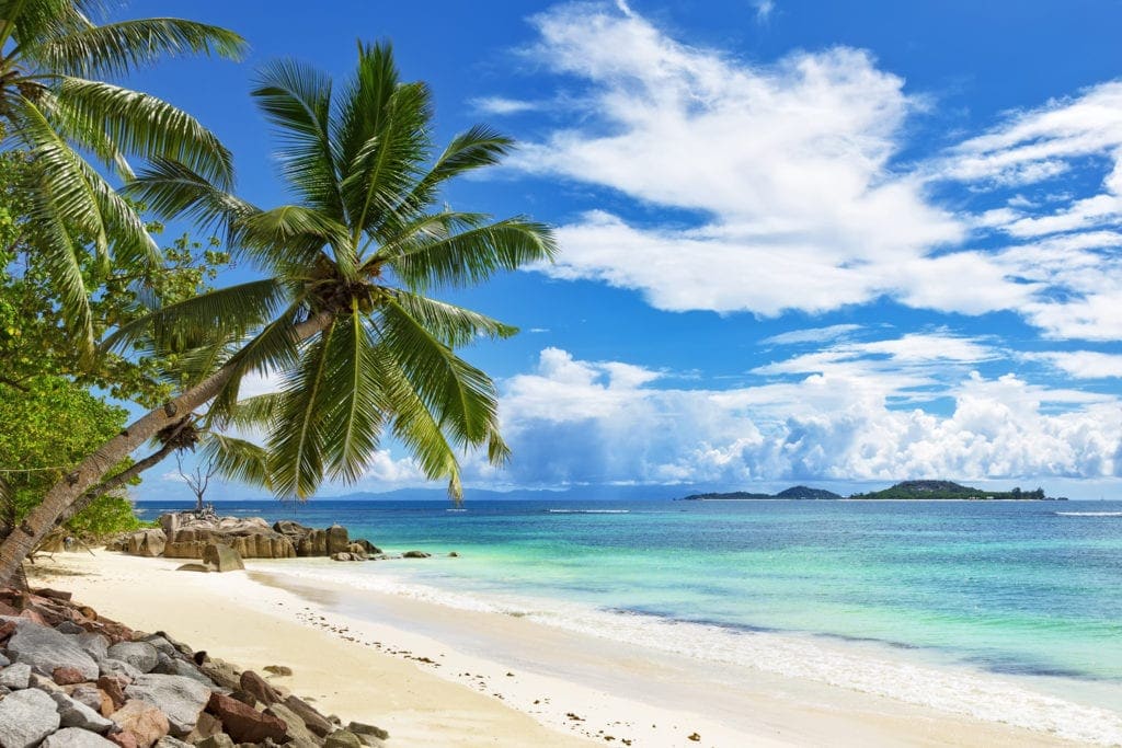 Strand auf den Seychellen