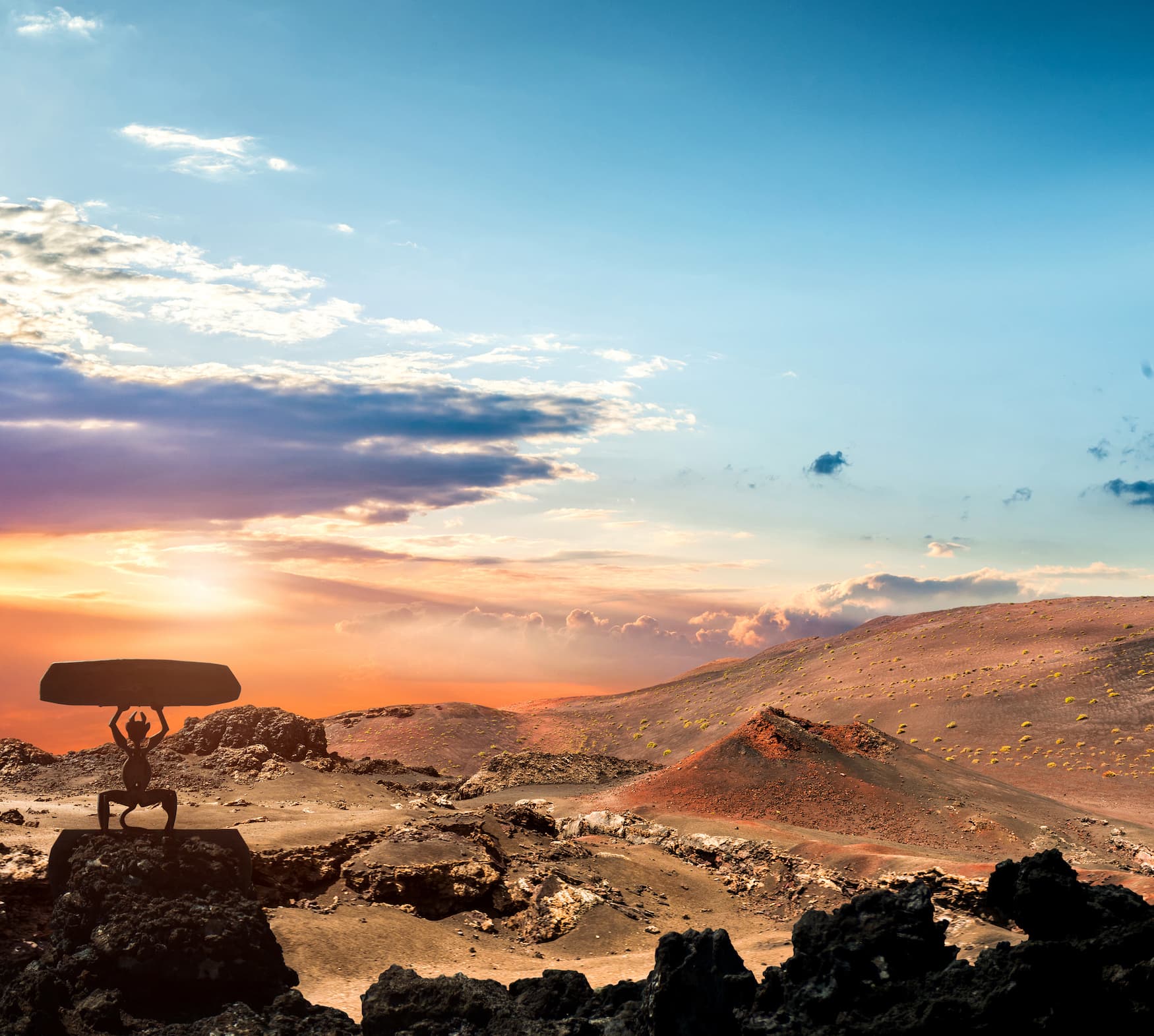 Vulkan, Lanzarote, nationalpark