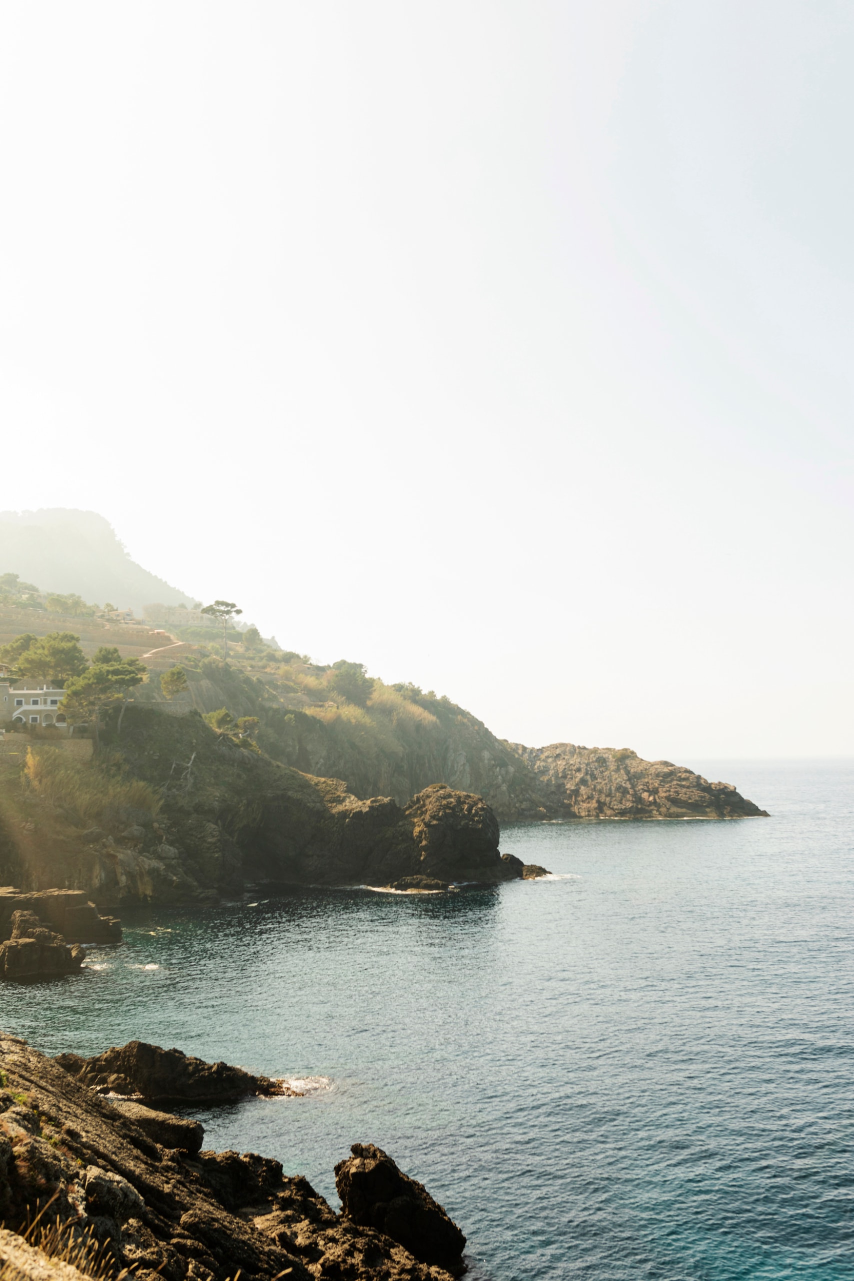 Bucht in Banyalbufar in Mallorca
