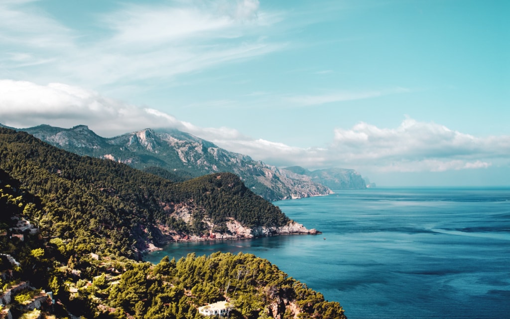 Küstenabschnitt bei Banyalbufar auf Mallorca