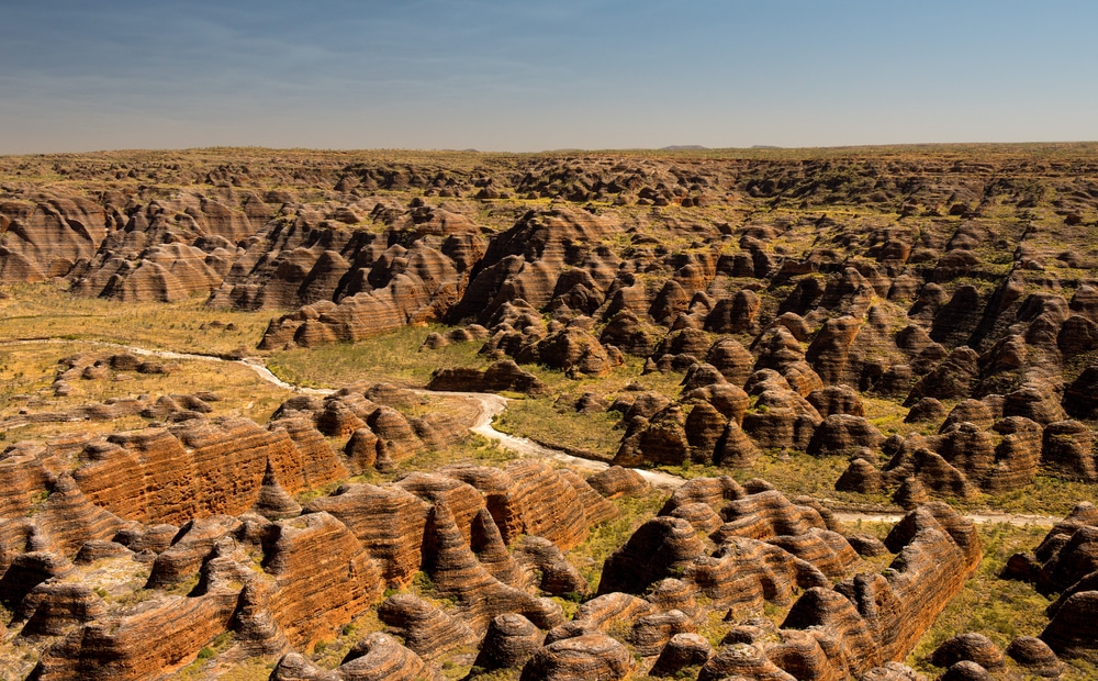 Felsformationen in Outback