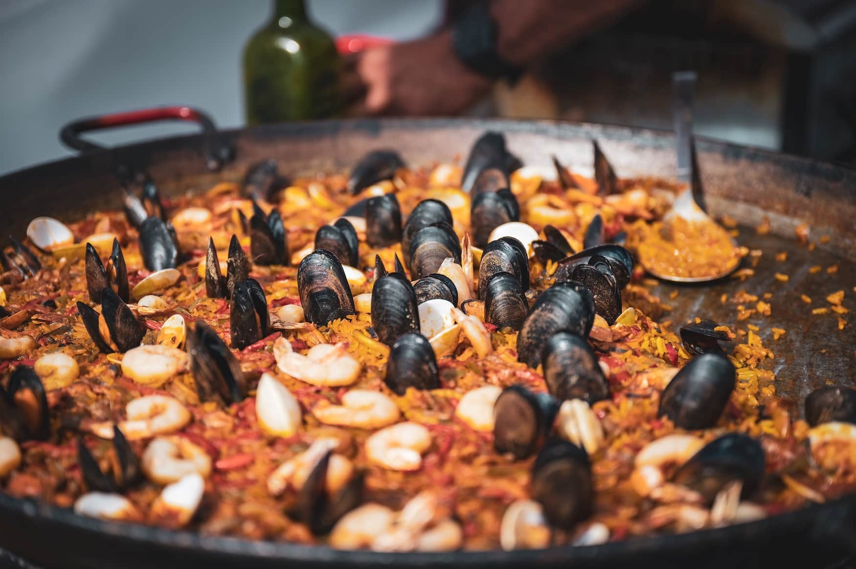 Meeresfrüchte Paella