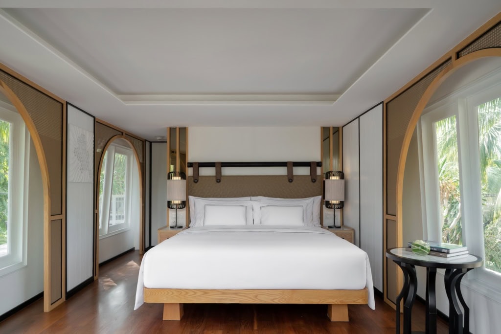 Bett im Meliá Koh Samui