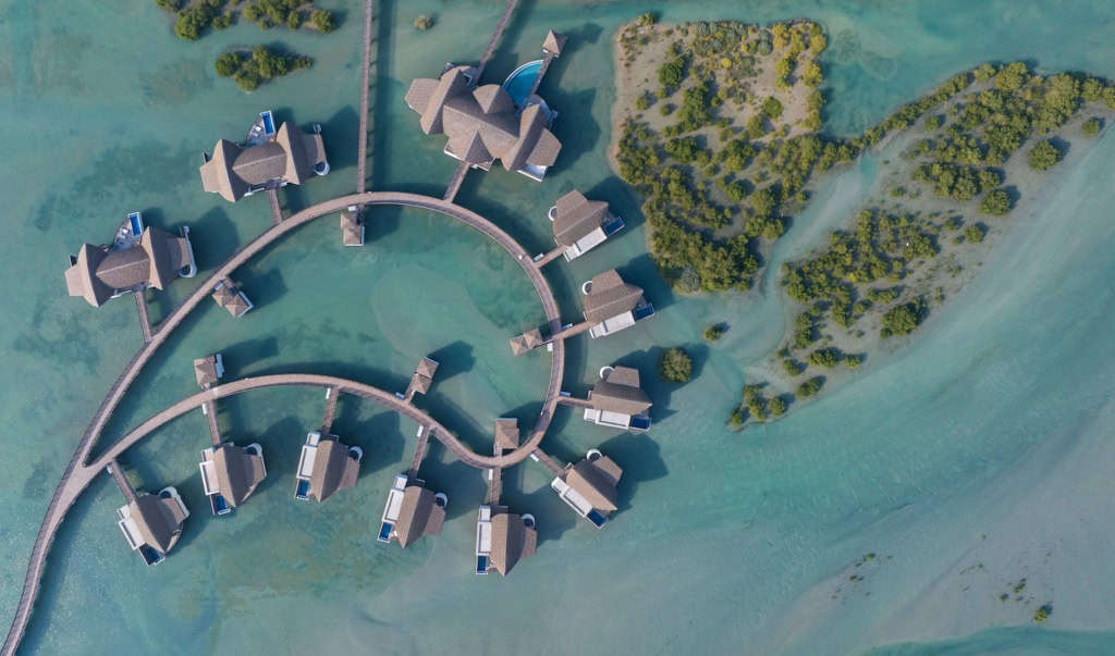 das Anantara Mina Al Arab Ras al Khaimah Resort von oben