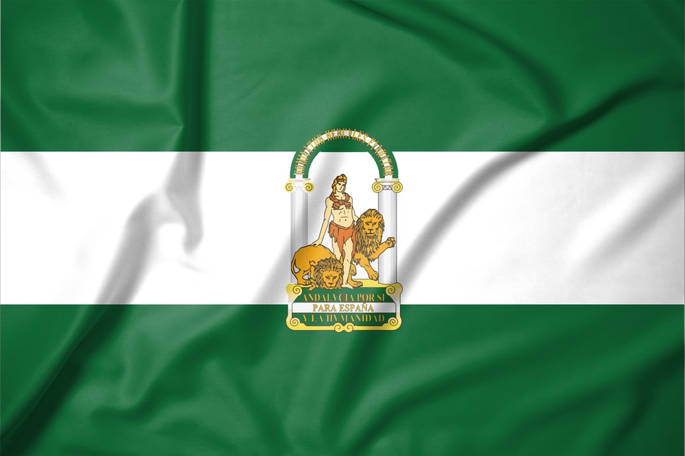 Flagge von Andalusien