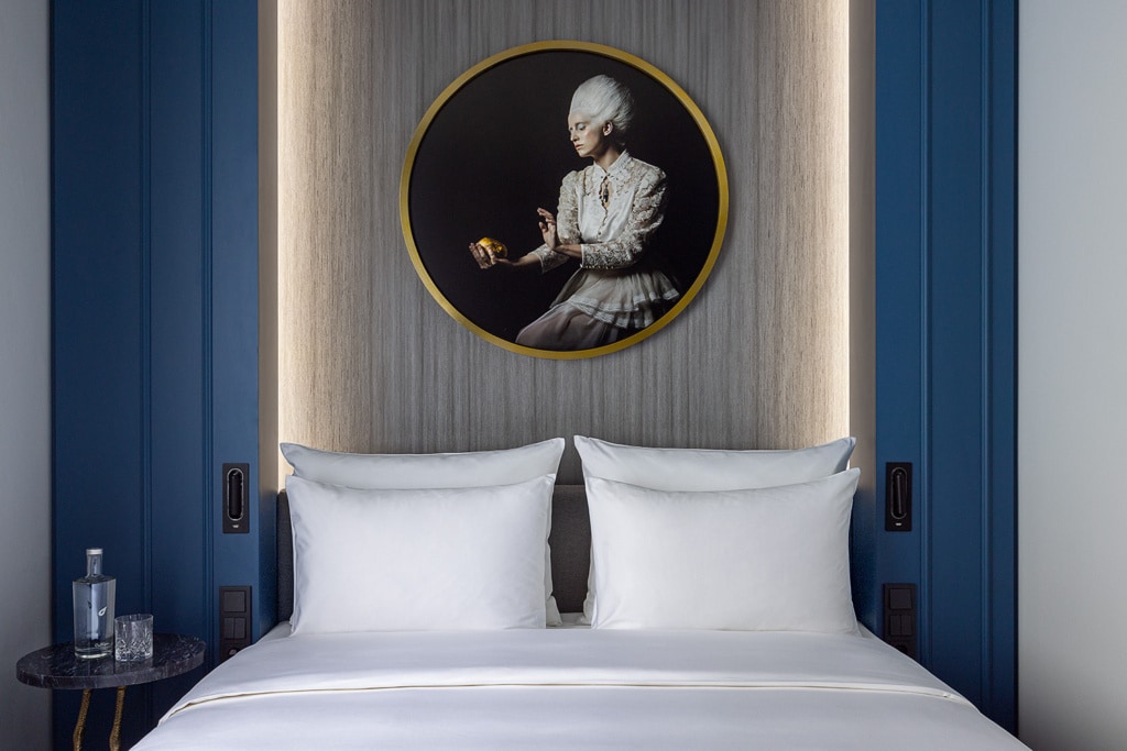 Bett im Hotel Luc in Berln