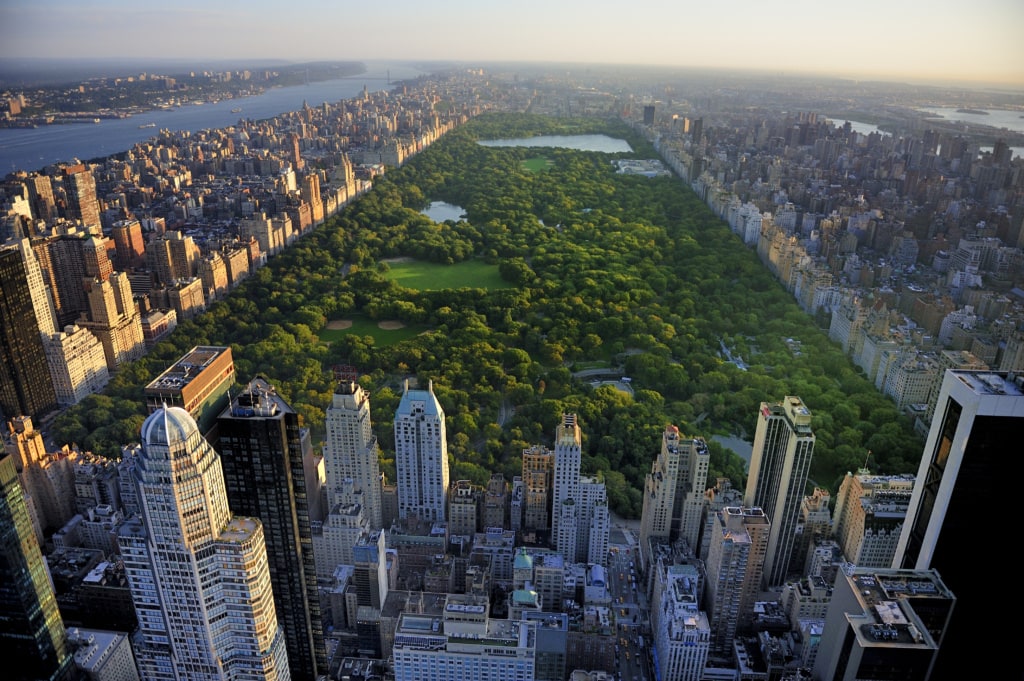 Blick auf den Central Park in Manhattan