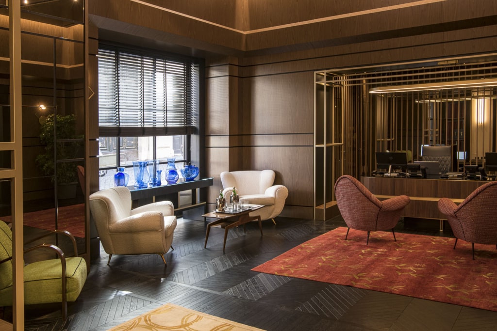 Eingangsbereich des Hotel Umiltà 36