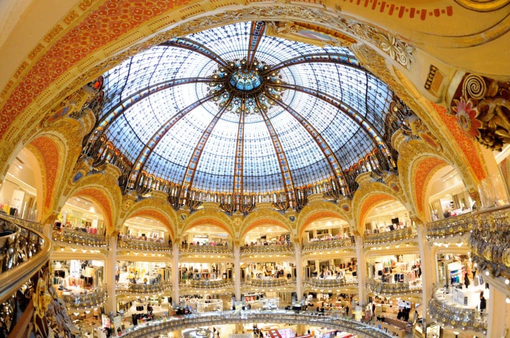 Galeries Lafayette in Paris