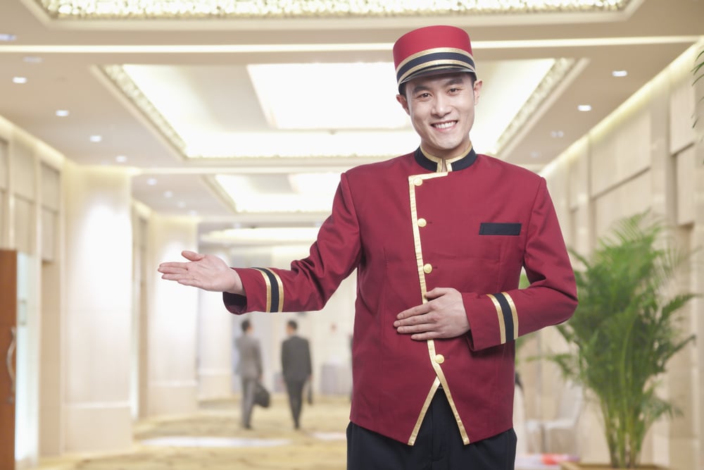 Hotelpage in China